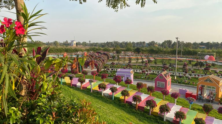 Überblick über den Angkor Wonder Garden in Siem Reap